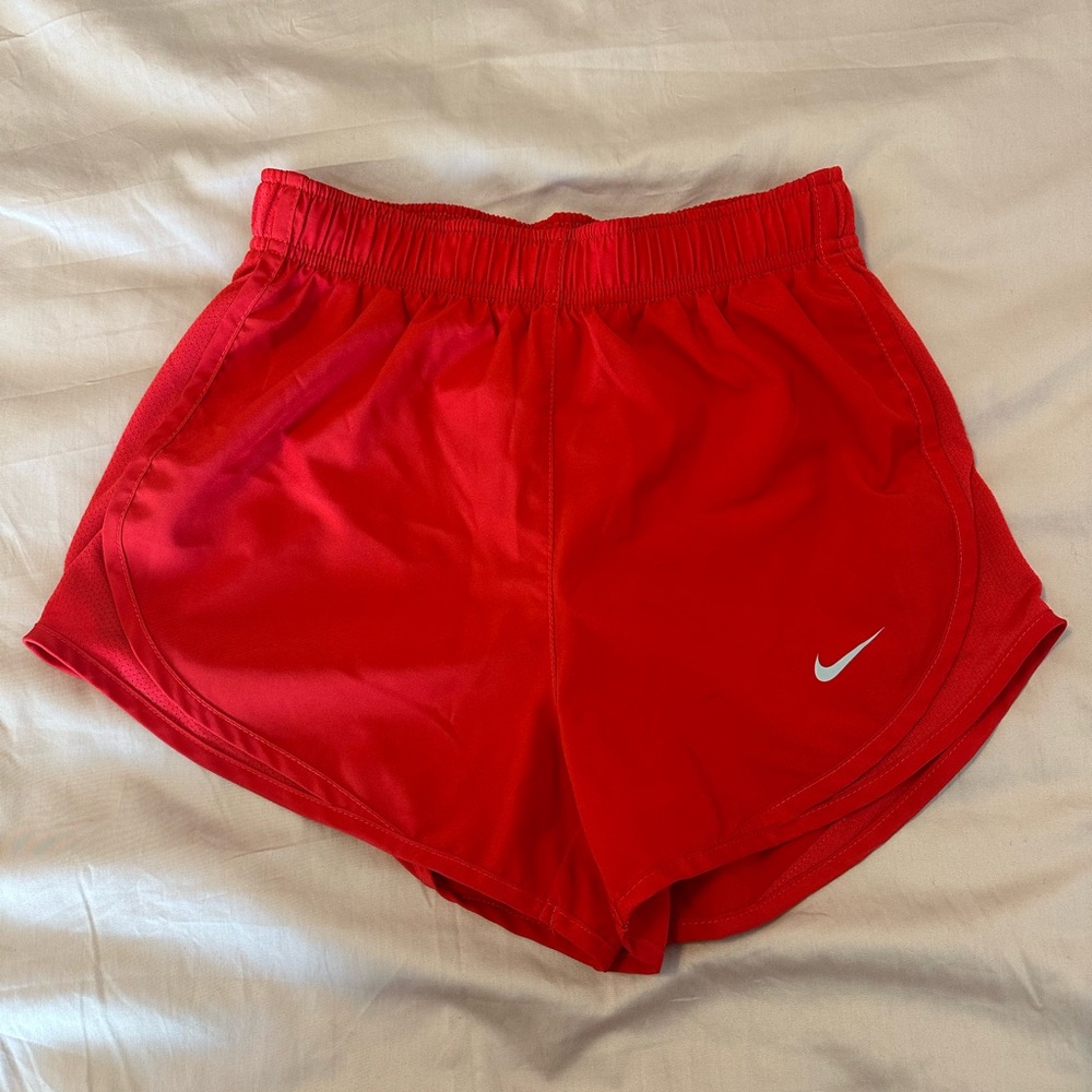 Red Nike women’s shorts (XS)